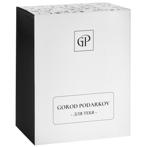 Набор 2 бокала для пива, накл. "Герб РФ/Георгий Победоносец" ВЕЛИКАЯ РОССИЯ ,в ч/б коробке