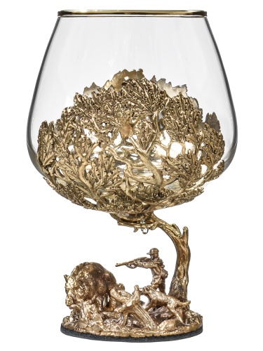 Бокал для коньяка Дикий Кабан 420 мл в подарочной коробке