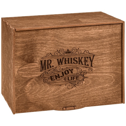 Набор 2 бокала для виски с накладкой "Рыбы", в шкатулке Mr Whiskey