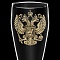Набор 2 бокала для пива, накл. "Герб РФ/Георгий Победоносец" ВЕЛИКАЯ РОССИЯ ,в ч/б коробке