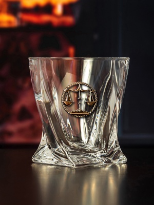 Набор бокалов для виски подарочный "Весы" упаковка Mr Whiskey