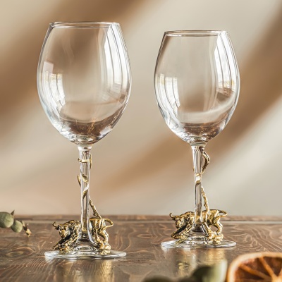 Набор бокалов для вина "Телец" в картонной коробке