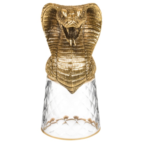 Набор 6 стопок-перевертышей со штофом "Змея", в коробке из дизайнерского картона