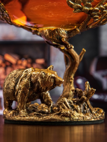 Бокал для коньяка Медведь 420 мл в подарочной коробке