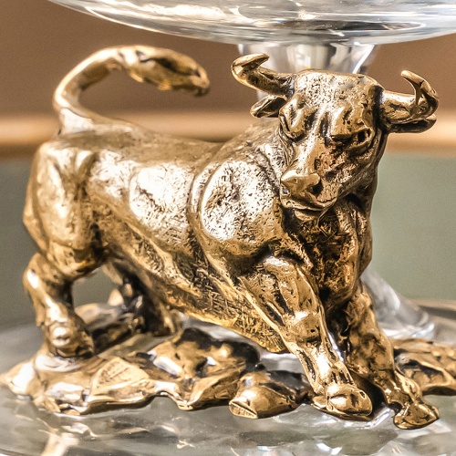 Набор из 2-х бокалов для коньяка "Бык" в картонной коробке