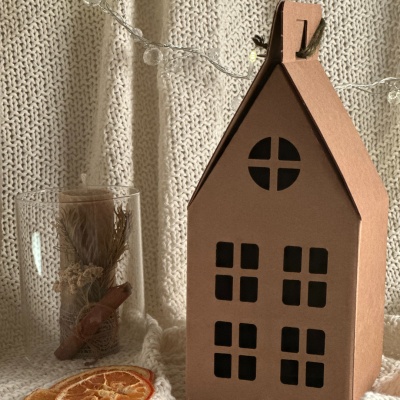 Бокал для виски Элизия с накладкой Стрелец, упаковка Домик