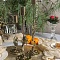 Подсвечник Ирис средний в черно белой коробке