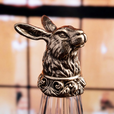 Лафитник-перевертыш "Заяц" в деревянной коробке Hanter