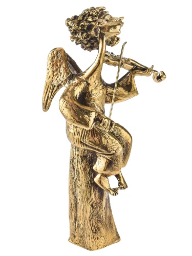 Статуэтка "Ангел со скрипкой", в черной подарочной упаковке.