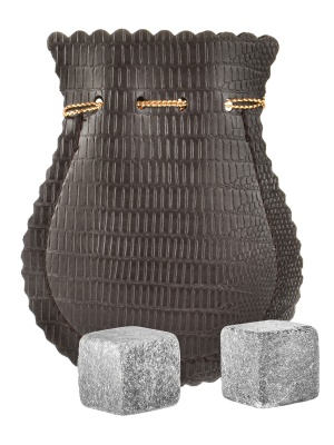 Бокал для виски "Квадро", накл."Георгий Победоносец",камни,мешок, в картон. коробке 