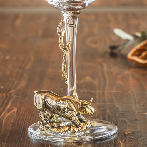 Набор бокалов для вина "Телец" в картонной коробке