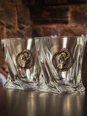 Набор бокалов для виски подарочный "Дева" упаковка Mr Whiskey