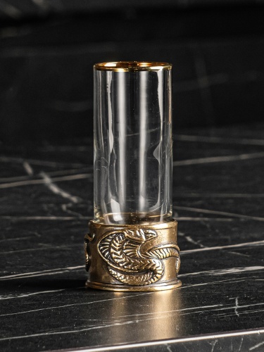 Стопка Патрон "Змея", в черной подарочной упаковке.