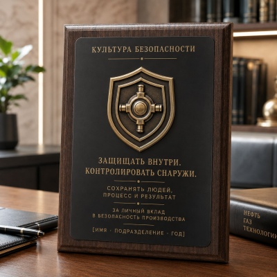 Панно подарочное Культура Безопасности в подарочной коробке