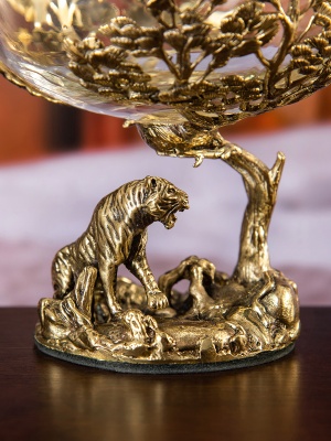 Бокал для коньяка Тигр в подарочной коробке