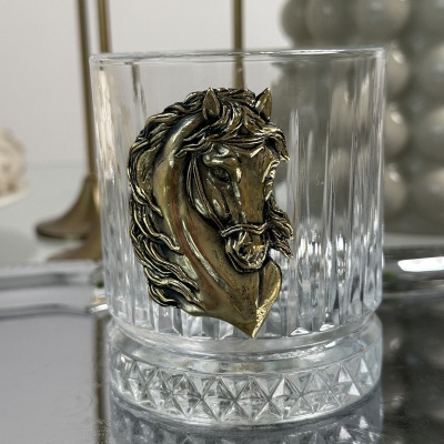 Бокал для виски Лошадь в картонной коробке