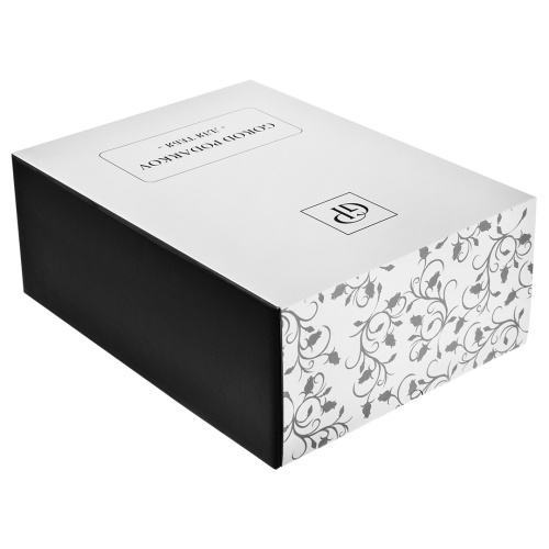 Набор 2 бокала для пива, накл. "Герб РФ/Георгий Победоносец" ВЕЛИКАЯ РОССИЯ ,в ч/б коробке