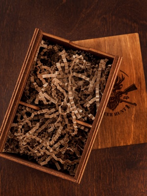 Лафитник-перевертыш Классический "Бык" в деревянной упаковке (Hanter)