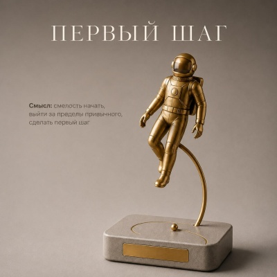 Статуэтка Первый шаг