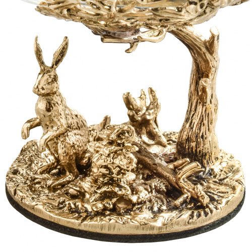 Бокал для коньяка "Заяц" 420 мл в подарочной коробке