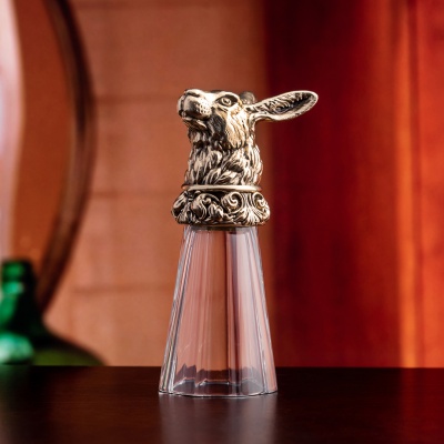 Лафитник-перевертыш "Заяц" в деревянной коробке Hanter