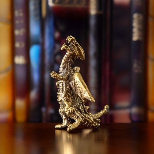 Статуэтка "ДРАКОН",(голова вверх), в пакете/блистере.