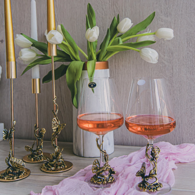 Подарочный подсвечник большой "Бабочки" в транспортной коробке