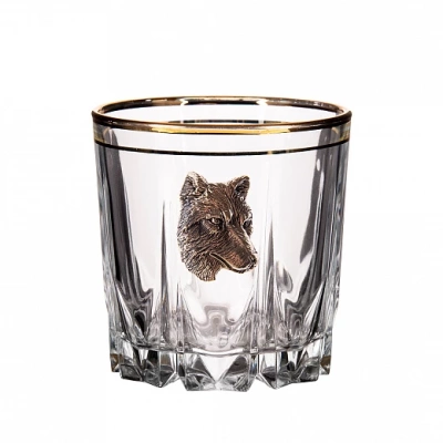 Набор из 6-ти бокалов для виски с Звери в подарочной коробке