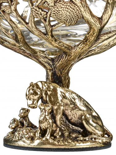 Бокал для коньяка "Львица" (ROYAL) 420 мл в подарочной коробке