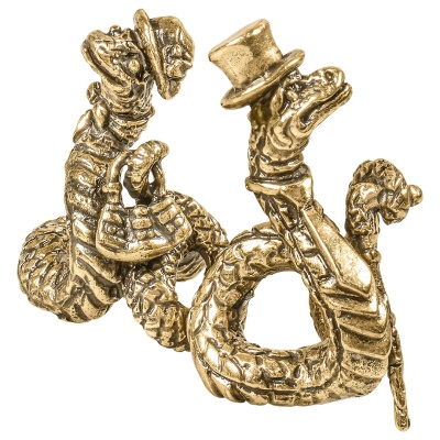 Набор 2 статуэтки  "Мистер/Мисс Твистер" , в пакете/блистере.