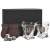 Набор 2 бокала для виски с накладкой "Близнецы", в коробке из дизайнерского картона