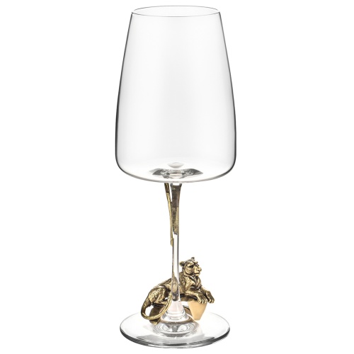 Набор 2 бокала для вина "Лев ЛОРД/Львица ЛОРД" в подарочной упаковке