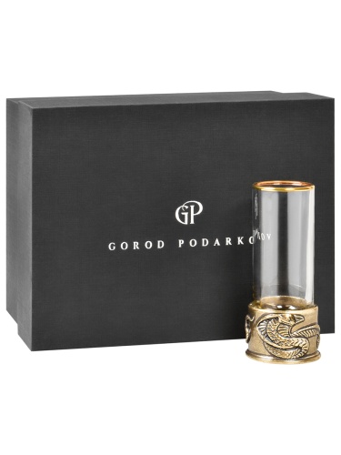 Стопка Патрон "Змея", в черной подарочной упаковке.