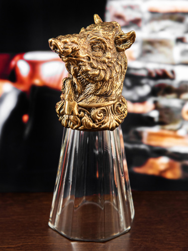 Лафитник-перевертыш Классический "Кабан" в деревянной упаковке (Hanter)