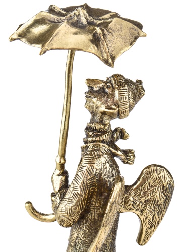 Статуэтка "Ангел с зонтом", в черной подарочной упаковке.