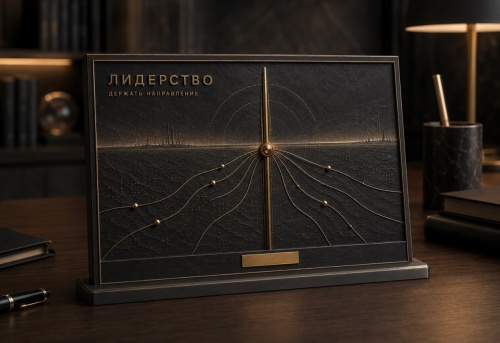 Панно подарочное Лидерство. Держать направление