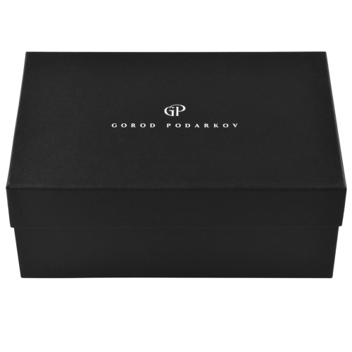 Набор 4 бокала для виски "Элизия",накл"Лиса,Волк,Лось,Медведь",черн.под.уп.