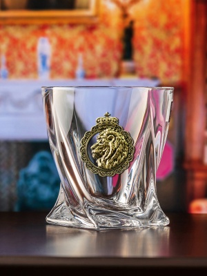 Набор бокалов для виски подарочный "Лев" в подарочной коробке