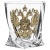 Бокал для виски "Квадро", накл."Большой герб России",камни,мешок, в картон. коробке 