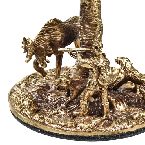 Бокал для коньяка Охота на Лося 420 мл в подарочной коробке