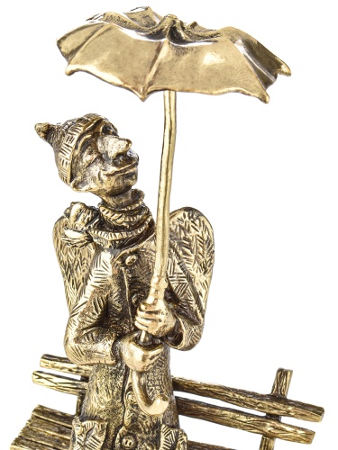 Статуэтка "Ангел с зонтом", в черной подарочной упаковке.