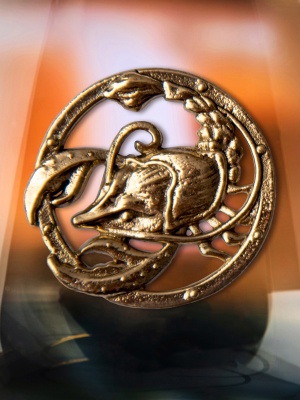 Набор из 2х бокалов для виски с накладкой "Рак", упаковка Mr Whiskey