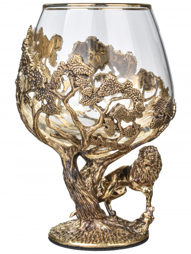 Бокал для коньяка "Лев" (ROYAL) 420 мл в подарочной коробке