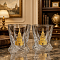 Набор из 2-х крученых бокалов для виски с накладками Кремль в подарочной коробке с печатью