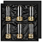 Набор из 6-ти стопок Патрон Буйвол с латунным основанием в подарочной коробке