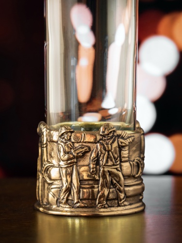 Набор 3 стопки патрон Профессии "Газовик",  в коробке из дизайнерского картона